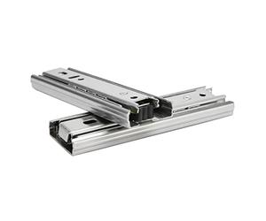 Pssopp Glissière de Tiroir en Acier zingué, Rail de Guidage d'Armoire, Extension Complète de 5 Pouces, Fermeture Douce, Paquet de 2 pour Placard de Cuisine, Armoire, Tiroir, Remplacement de