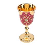 Pssopp Gobelet de Communion Vintage, Gobelet Médiéval, Délicate Tasse à Vin Décorative Rétro pour la Maison, le Bar, la Fête, le Mariage, la Renaissance