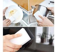 Pssopp Gomme éponge Magique, Tampons de Nettoyage en Mousse de Mélamine Extra épais, pour Sol de Baignoire, Plinthe, Mur de Salle de Bain, Paquet de 20 (Comme montré)