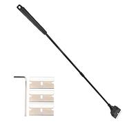 Pssopp Grattoir à Algues, Nettoyeur D'algues D'aquarium à Long Manche avec Lames Remplaçables Nettoyant pour Vitres D'aquarium pour Aquarium en Verre(Racloir allongé)
