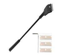 Pssopp Grattoir à Algues, Nettoyeur D'algues D'aquarium à Long Manche avec Lames Remplaçables Nettoyant pour Vitres D'aquarium pour Aquarium en Verre(Grattoir Standard)