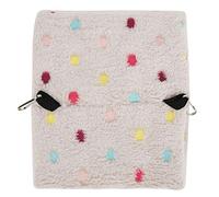 Pssopp Hamac en Peluche pour Hamster, Petit Nid Suspendu pour Animaux de Compagnie, avec Crochet pour Perroquets, Oiseaux, Planeur de Sucre, Design Pliable, 2 Tailles S M (Petit 8/3,14 Pouces)