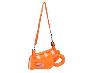 Pssopp Harnais d'ascenseur pour Chiens, Animal de Compagnie du Corps Complet de Support de Support D'élingue Carrier Emergency Chariot pour Chiens Seniors Blessures Articulaires (S)