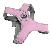 Pssopp Harnais de Gilet pour Chien pour la Marche, Tissu Respirant Réglable, Sangle de Poitrine Confortable en Forme de X pour Chiens et Chats (XS)