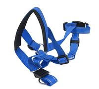 Pssopp Harnais de Tête pour Chien, Muselière, Collier de Tête, Licol Réglable en Nylon, Anti-Morsure, sans Traction, avec Sangle de Couverture de Bouche Rembourrée pour L'entraînement à (L)