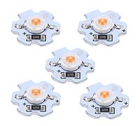 Pssopp Haute luminosité 200LM Puce LED Substrat en Aluminium 5V 1W Perles de Lampe 25 Pièces pour Bricolage Lampe de Poche Projecteur éclairage Paysager Projets d'intérieur (PINK)