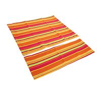 Pssopp Housse de Chaise en Toile, Housse de Remplacement Lavable pour Chaise de Réalisateur, Ensemble de 2 Pièces Confortable et Durable pour Salle à Manger et Salon (Colorful)