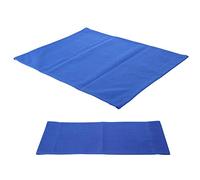 Pssopp Housse de Chaise en Toile, Housse de Remplacement Lavable pour Chaise de Réalisateur, Ensemble de 2 Pièces Confortable et Durable pour Salle à Manger et Salon (Blue)