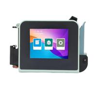 Pssopp Imprimante à Jet d'encre Portable, Appareil D' à Jet d'encre Portable de la Machine à Instruction avec écran Tactile pour Le Texte de Code Barre de Code-Barres