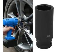 Pssopp Jeu de Douilles à Choc, Acier forgé, 21/22/24 Mm, Conception Hexagonale à 6 Pans pour une Utilisation Intensive (24MM)