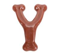 Pssopp Jouet à Mâcher pour Chien, Jouet Saveur Bacon, 6,69 Pouces, Forme en Y, for Jeux de Mastication et Occupation des Chiens (Saveur de Bacon Brun foncé)