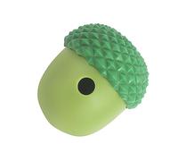 Pssopp Jouet d'alimentation pour Chiens, Puzzle en Silicone, Balles de Distribution Interactives à Alimentation Lente pour Petits Animaux de Compagnie avec Conception en Forme de Gland (Vert Paon