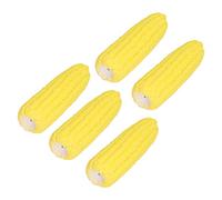 Pssopp Jouet de Maïs en Latex Naturel pour Chien, avec Son, Jouet de Dentition à Mâcher, Brosse à Dents Interactive pour Petits, Moyens et Grands Chiens