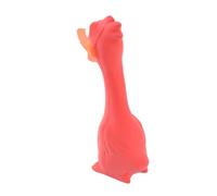 Pssopp Jouet de Poulet à Presser pour Chien, Jouet de Poulet Grinçant, de Hurlant avec Son Réaliste pour Chiens de Petite, Moyenne et Grande Taille, Jeu D'intérieur (Rouge)