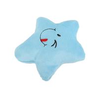 Pssopp Jouet en Peluche pour Animaux de Compagnie, Jouet à Mâcher Doux pour Chiens, Résistant aux Morsures et Soulage l'ennui - à Mâcher en Peluche pour Chiots en Forme d'étoile Bleue