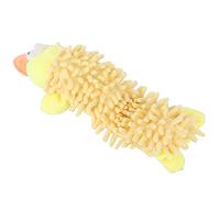 Pssopp Jouet en Peluche pour Chats et Petits Chiens avec Dispositif Sonore pour Mordre, Mâcher, Jouer, 4 Formes d'animaux Mignons, Chien Marron, Canard Jaune, Cochon Rose, Poulet Blanc (Canard Jaune)