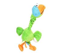 Pssopp Jouet Grinçant en Peluche pour Chien, Oiseau en Peluche Mignon avec Couineur, Interactive pour Remorqueur, Jeu à Mâcher, Soulagement de l'anxiété des Chiens de Petite, (Green)