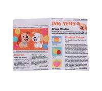 Pssopp Jouet pour Chien Journal Couineur, Son Froissé for Jeux Interactifs pour Chiens