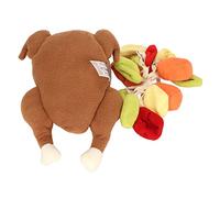 Pssopp Jouet Rôti à Renifler Les Légumes de Dinde, Matériau en Polyester, Jouet d'entraînement Interactif pour Chiens, Distributeur de Friandises Engageant, à Renifler pour Halloween