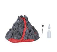 Pssopp Jouet Volcanique en éruption, Modèle de Volcan STEM de 8,7 Pouces avec Effets de Lumière de Fumée Réalistes pour Projet Scientifique, de Dinosaures, Affichage en Cl