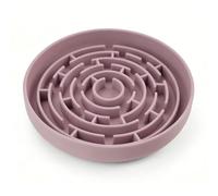 Pssopp Jouets pour Chiens en Silicone 7,68 X 7,68 X 1,38 Pouces Modèle de Puzzle pour Toutes Les Races Ballonnements Prévention de l'obésité Antidérapant Passe au Lave-Vaisselle Gamelle pour Chien