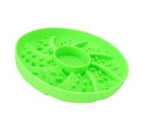 Pssopp Jouets pour Chiens Silicone 7,48x7,48x1,18 Pouces Mangeoire de Puzzle Interactive Antidérapante pour Chiot Chiens de Grande Race Bol Insert d'alimentation Lente, Insert d'alimentation Lente