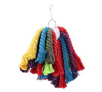 Pssopp Jouets Suspendus pour Cage à Oiseaux, Jouets à Bec pour Oiseaux, Grands et Petits Perroquets, à Mâcher pour Conures, Calopsittes, Suspendus pour Cage à, Aspect coloré, à Colorée à Suspendre