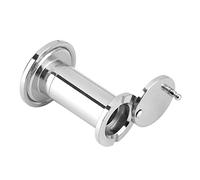 Pssopp Judas de Porte Grand Angle, Judas en Alliage de Zinc à 200 Degrés avec Couvercle de confidentialité, Installation Facile pour Portes de sécurité de 35 Mm à 60 Mm (Brillant)