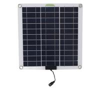 Pssopp Kit Chargeur de Batterie Solaire 200 W, Panneau Solaire Monocristallin Haute efficacité avec Prise OBD et Câble CC pour le Camping et les Voyages en Camping-car.