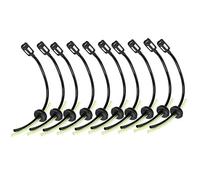 Pssopp Kit d'assemblage de Tuyau de Filtre à Carburant 10 Pièces, Pièces de Rechange en Plastique de Haute qualité pour Tondeuse à Gazon GX35, Installation Facile, Performances Durables