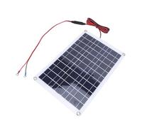 Pssopp Kit de Panneaux Solaires Monocristallins 40 W, Contrôleur de Charge Solaire PWM pour Voiture, Bateau, Camping-car, Remorque, Camion, Pompe à Eau, Clôture électrique, 40 W Monocristallin Solaire