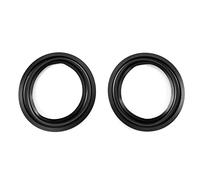 Pssopp Kit de Réparation de Haut-Parleur Surround de Remplacement de Bord en Caoutchouc 6 Pouces 156 Mm Anneaux Perforés Noir 2 Pièces pour la Réparation de Haut-Parleur Bricolage Entretien et