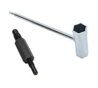 Pssopp Kit d'outils de Tronçonneuse e Tronçonneuse en Acier pour Le Démontage de l'embrayage du Volant d'inertie, Outil 'arrêt de Piston pour Le Réglage de la Synchronisation du Moteur