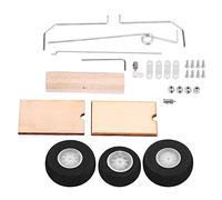 Pssopp KT DIY d'atterrissage pour Modèle d'avion à Voilure Fixe, Métal et Bois, Léger, Installation Facile, Parfait pour Les Débutants et Les Experts en Avions RC