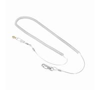 Pssopp Laisse de Harnais pour Oiseaux, Jouet pour Perroquet, Corde d'entraînement au Vol en Plastique, Conception Anti-évasion pour Aras, Cacatoès, Oiseaux Conures (Corde Volante 6,5 mm + 6 m.)