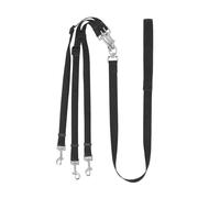 Pssopp Laisse pour Chien à 3 Voies, Poignée Double pour Animaux de Petite et Moyenne Taille, Entraînement à la Marche, Laisse pour Chien à 3 Voies, Triple pour avec Rembourrée en Nylon Détachable