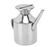 Pssopp L'huile en Acier Inoxydable de 450 Ml Peut être Facile à Verser un Récipient de Stockage D'huile pour la Sauce Soja Vinaigre Cuit, Lisse pour Propre et santé, Adaptée à la Maison et à (Avec