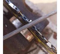 Pssopp Limes d'affûtage de Tronçonneuse Rondes 12 Pièces, Acier à Roulement de Haute dureté, Améliorent l'efficacité et la longévité pour Le Travail du Bois et l'aménagement Paysager