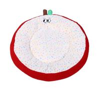 Pssopp Lit de Coussin pour Chien et Chat, Lits pour Animaux de Compagnie, Apaisant et Chauffant pour Petits Chiens et Chats, de Coussin d'intérieur pour et, Rond, Doux et Apaisant, Plus Chaud Nan