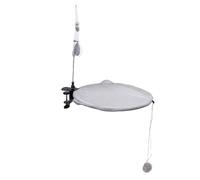 Pssopp Lit Hamac en Maille pour Bureau pour Chat, Tissu Respirant Stable et Robuste, Flexible, Réglable, Peu Encombrant, Perchoir pour Chat de Bureau à Domicile, Table de Bureau, Chaton