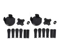 Pssopp Lot de 2 Supports de Gamelles Surélevés pour Chien, Supports de Nourriture Réglables Surélevés par Mangeoire pour Petites, Moyennes et Grandes Races, Favorise Une Meilleure (2PCS)