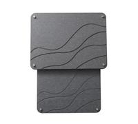 Pssopp Lot de 2 Tapis de Séchage en Diatomite, Tapis de Séchage de Vaisselle Emboîtable avec Pieds en Acier Inoxydable, Absorption Rapide, Rapide, Design surélevé Antidérapant pour Comptoir de