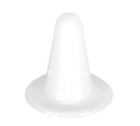 Pssopp Lot de 3 Faux Cache-tétines de Vache pour Machine à Traire, en Plastique de qualité Alimentaire, Protecteurs de Tétine de Vache Blanche, avec un Design Sûr et Sain (WHITE)