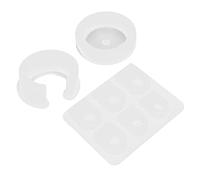 Pssopp Lot de 3 Moules en Silicone pour Bague en Résine, Moule à Bague en Silicone, Transparent, Flexible, en Forme de C, pour Bracelet, Bijoux, Bricolage, Artisanat, Adultes, Enfants,