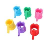Pssopp Lot de 6 Ouvre-bouteilles Humoristiques, Multicolores, Imprimés en 3D PLA, Ouverture Facile D'une Seule Main, Parfaits pour les Barbecues, les Pique-niques, les Soirées Jeu