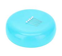 Pssopp Magnétique À Coudre Pin Titulaire Cas, Pratique et Pratique Aimant Ronde Boîte D'aspiration Durable Couture Aiguille De Stockage pour La Maison De Bureau (BLUE)
