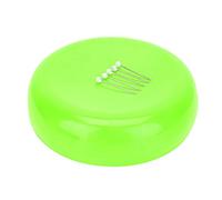 Pssopp Magnétique À Coudre Pin Titulaire Cas, Pratique et Pratique Aimant Ronde Boîte D'aspiration Durable Couture Aiguille De Stockage pour La Maison De Bureau (GREEN)