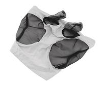 Pssopp Masque de Mouche à Cheval avec Protection des Oreilles, Couverture de Visage de Cheval Anti-vol, Masque de Mouche en Mailles de Résistant aux pour Chevaux Adultes (Grey)