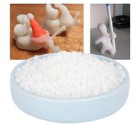 Pssopp Matériaux Artisanaux Perles Polymorphes Plastique Thermique Réutilisable pour Bricolage Artisanat Moulable Réparations de Modélisation Granulés de Plastique Moulables à l'école, Granulés de