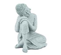 Pssopp Méditation Bouddha Statue Bouddha Assis Jardin Zen Sculpture Figurine Ornement Bureau Salon Tabletop